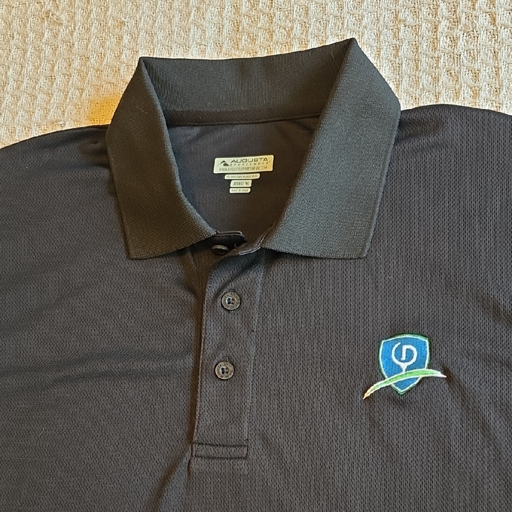 NWOT Mens Black Polo Shirt